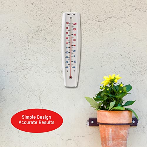 Taylor 5109 Indoor Outdoor Thermometer - Jumbo Number Wall Thermometer, Wireless Thermometer thumb #4