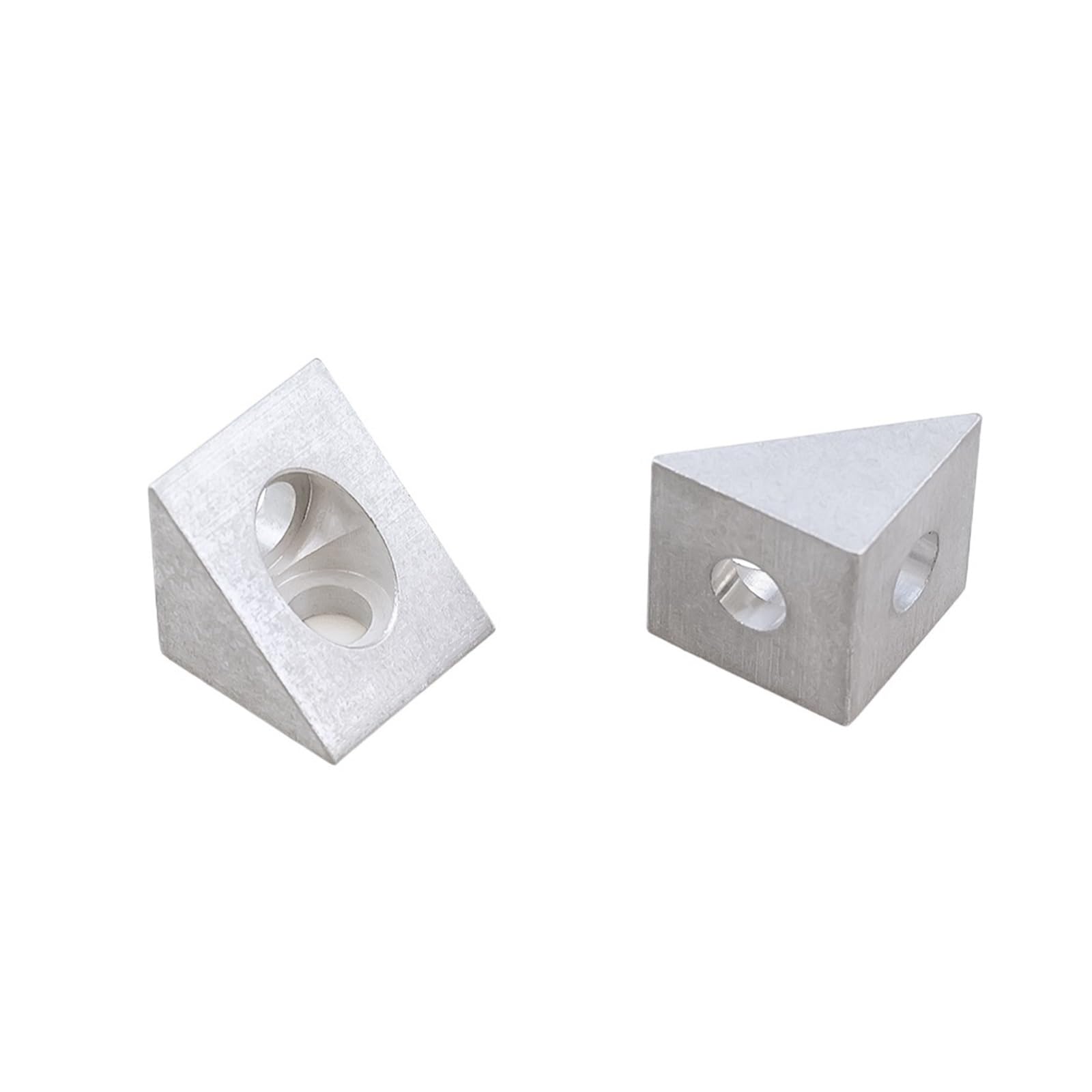 Conector de ángulo de 90 grados de 20 x 20 mm, perfil de extrusión de aluminio con ranura en V y viga en C, 4 unidades por lote(White)