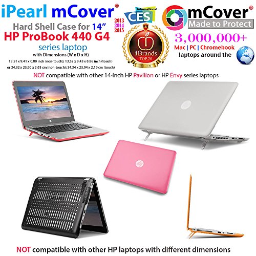 Mcover hard shell case for 35,6 cm HP Probook 440