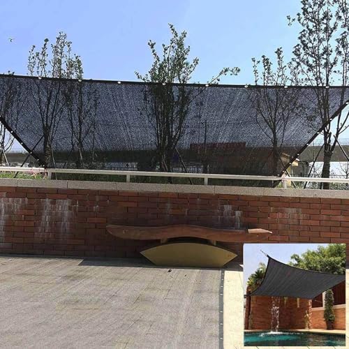 Voile d'ombrage beige 3x5m rectangle imperméable pour terrasse - 3
