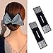 QKTYB Set di 2 chignon per capelli da donna, Accessori di Capelli, Fascia per Capelli da Donna,con clip magiche per chignon, per capelli e chignon, per ragazze accessorio per capelli in tessuto