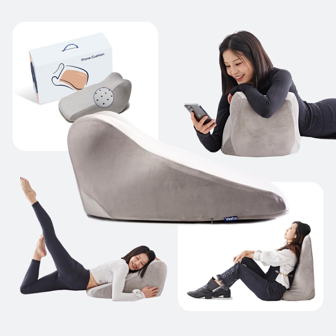 Vesta Eco-Luxe Down Pillow Supportive Adaptable and Plush Pillow for Back Stomach or Side Sleepers Washable Cooling Cover