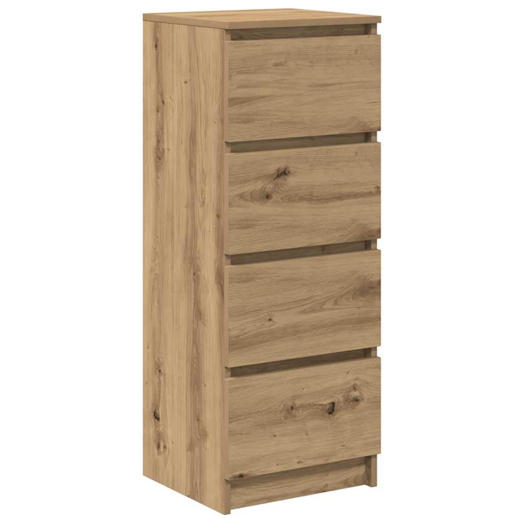 Vidaxl Artisan Oak Sideboard 37.5X35x99 Cm Engineered Wood