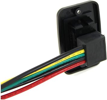 Lippert Components Slide-Out Electric Switch Assembly Replacement - Black For Above Floor and Through Frame Slides - Exact-Match Component - Easy, DIY Installation - Full Switch Assembly Included 117460