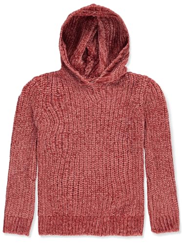 Derek Heart Girls' Chenille Hooded Sweater