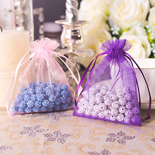 Gmnosuw GIFTWRAP01-11 100Pc Organza Drawstring Gift Bags thumb #5