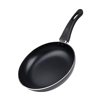 KITCHENMARK Nonstick Aluminium Frypan 20cm Frying Pan Suitable with Multiple Cooktops - Black