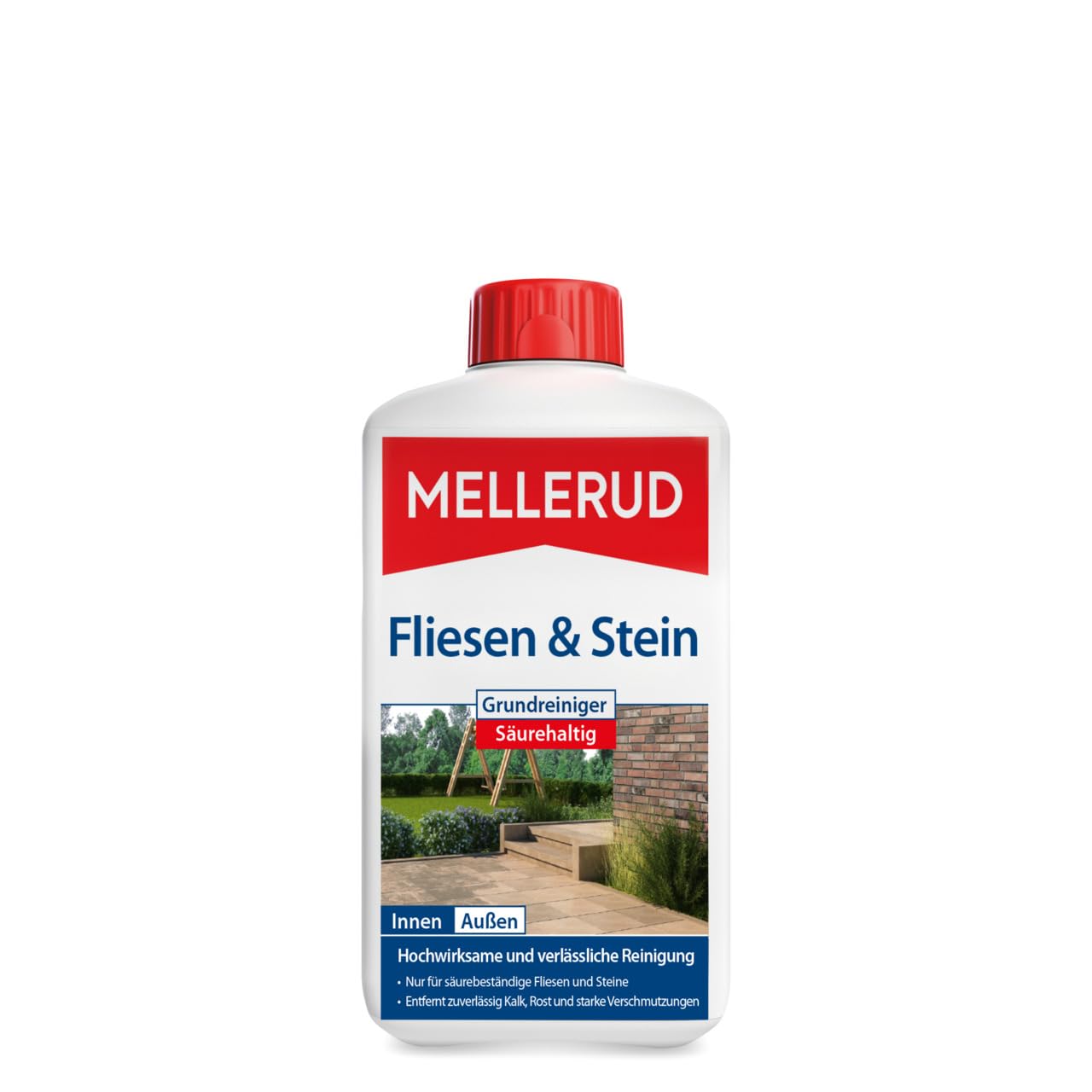MELLERUD Fliesen & Stein Grundreiniger Säurehaltig (1 x 1 l)