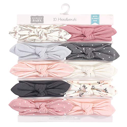 Image of Hudson Baby Cotton and Synthetic Headbands, Size 0-24 Months