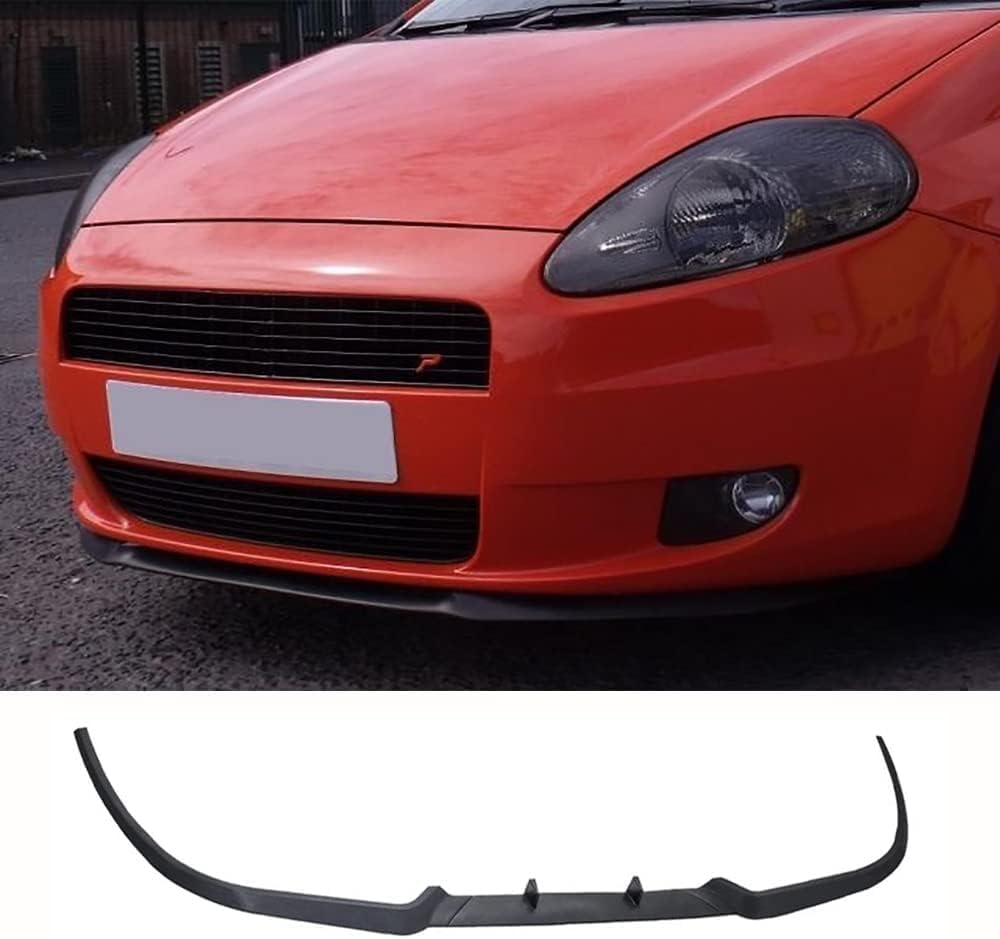 Spoiler Paraurti Anteriore Labbro per Fiat Punto Grande Cupra,ABS Paraurti Splitter Diffusore Protezione,AnticollisioneTuning Design Aerodinamico Kit