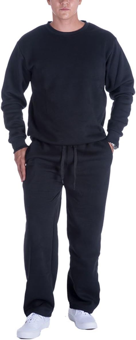 Facitisu Mens Active Fleece Athletic Sweatpant Basic Running Drawstring Workout Sweat Pants - Image 2