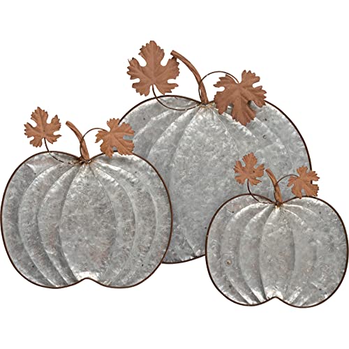 Primitives-by-Kathy-Fall-Halloween-Themed-Galvanized-Metal-Decorative-Tray-Set Primitives by Kathy Fall Halloween Themed Galvanized Metal Decorative Tray Set