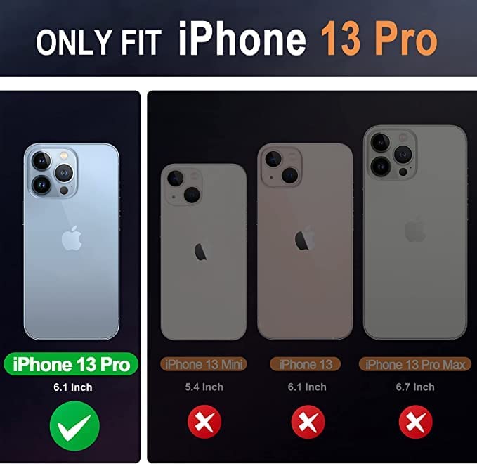 Image of DIZORO Microfiber Candy Case Compatible for iPhone 13 Pro 6.1 inch, Shockproof Slim Back Cover Liquid Silicone Case - Sea Grey