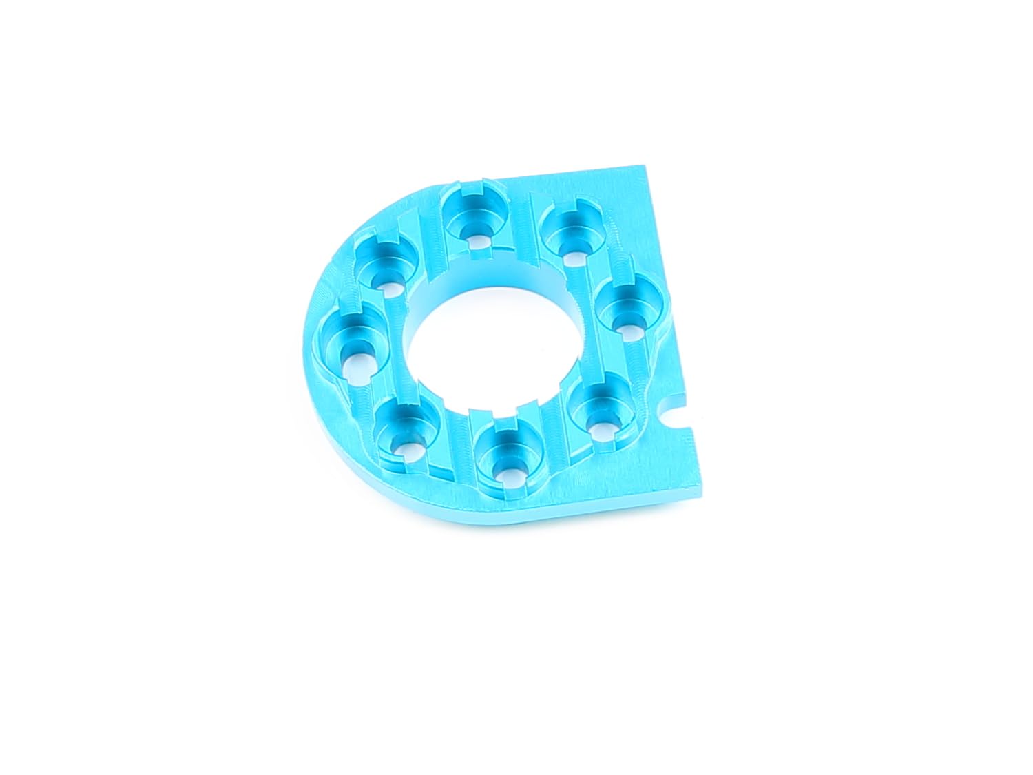 TT01 CNC Aluminum Motor Mount for 1/10 Tamiya RC Car TT01 Upgrade Replacement Part (TT01 Motor Mount Blue 2)