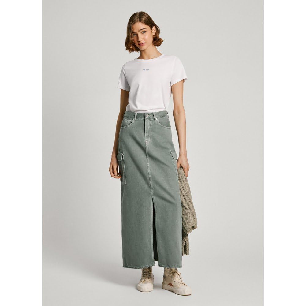 Pepe Jeans Maxi Skirt Hw CLR Jupe Femme