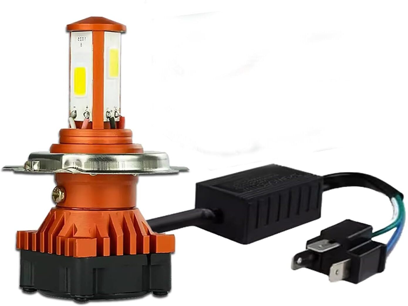 Universal for car and bike 4 LED Owl shape Spotlights Fog Lights Hi/Low, Fog Lamp Car, Motorbike LED (12 V, 40 W 2PC)-image-1
