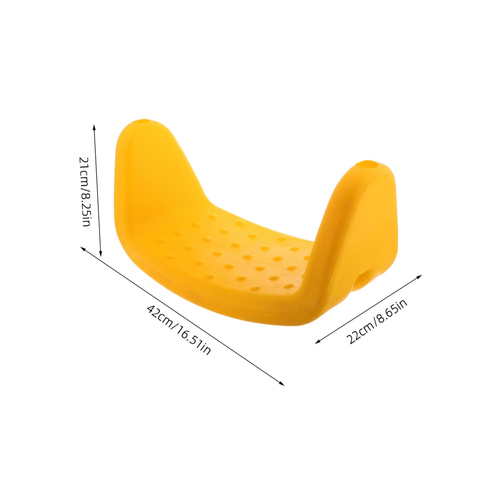 Toyvian U Shaped Swing Seat Board for Outdoor Play Equipment with Ropes for Kindergartens and Playgrounds Comfortable and for Fun Activities