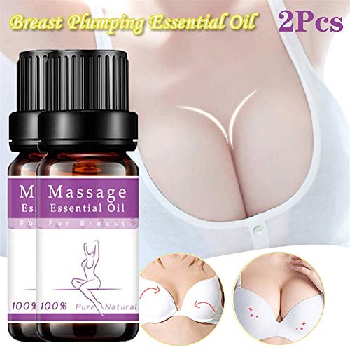2 Pcs Perky Breast Plumping Essential Oil, Enlarge Breast Naturally, Effective Sexy Firming Breast Augmentation Size Up Growth Cream, Reforms Drooped Breast Tissues, Eliminate Chest Wrinkle