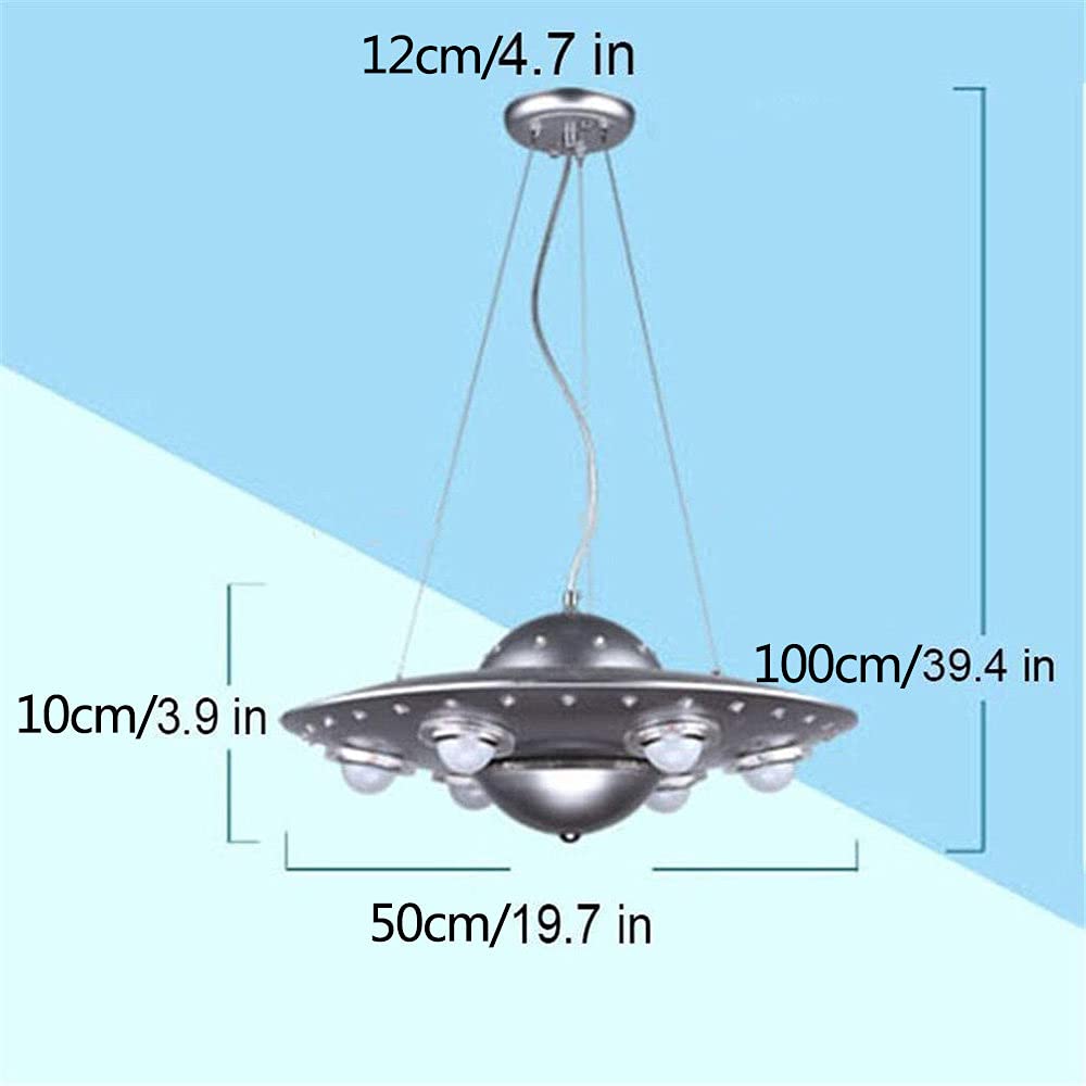 Dziecięca oprawa sufitowa LED ściemnialna UFO żyrandol z pilotem kolorowy do sypialni