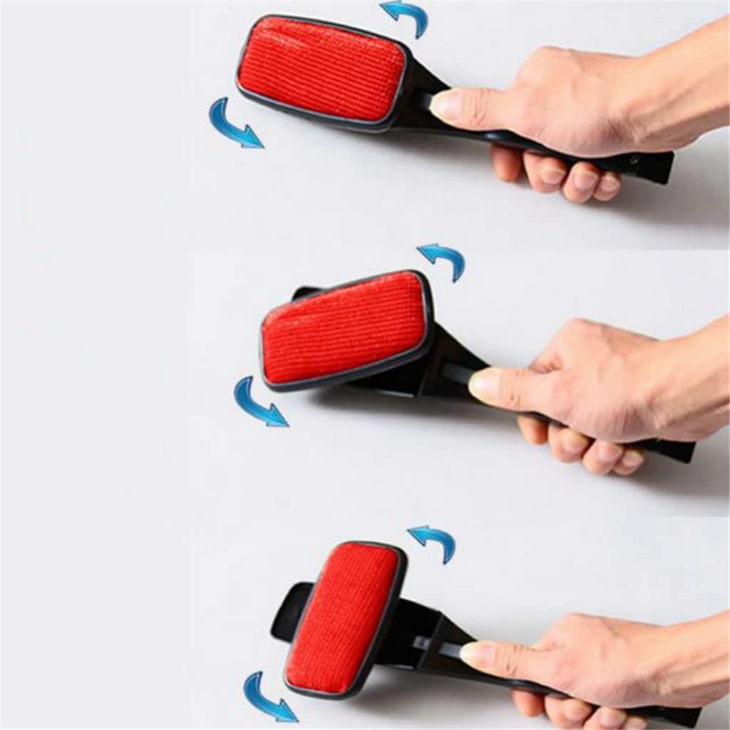 Brosse à Cheveux Collante pour vêtements La Brosse à Manteau de poussière électrostatique sèche Peut la Faire pivoter pour brosser Les vêtements Vêtements Tissu Nettoyage Lint Poussière