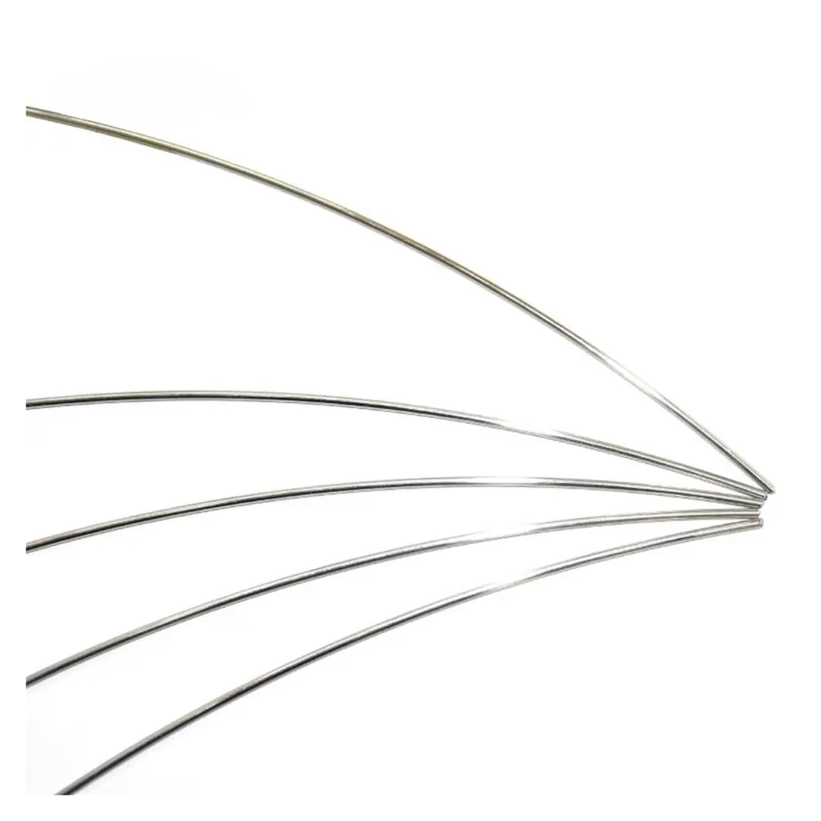 MMLFX 2Meters 304 Stainless Steel Spring Wire 0.4/0.5/0.6/0.7/0.8/1/1.2/1.3/1.5/1.8/2mm Spring Steel Wire (Color : 2 meters, Size : 1.0mm)