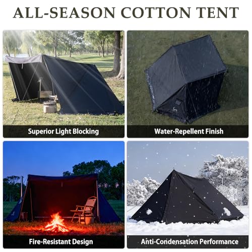 Tienda Bivy para Camping para Dos Personas TOMOUNT miniatura 2