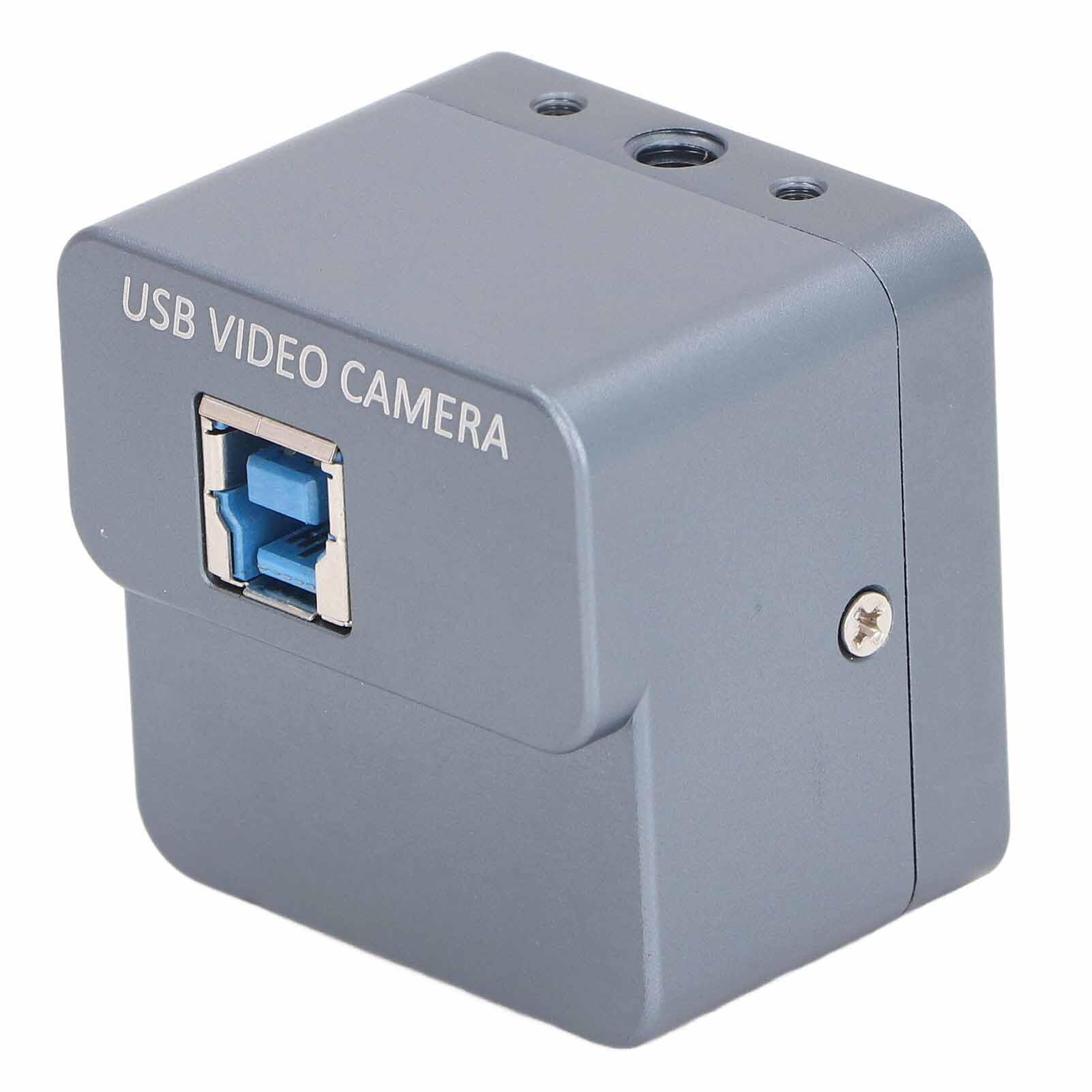Camera Microscopio Digitale USB 4K 8MP con Obiettivo Zoom 0,5x e Adattatore 30 Mm 30,5 Mm Compatibile con XP 7 10 11 OS X