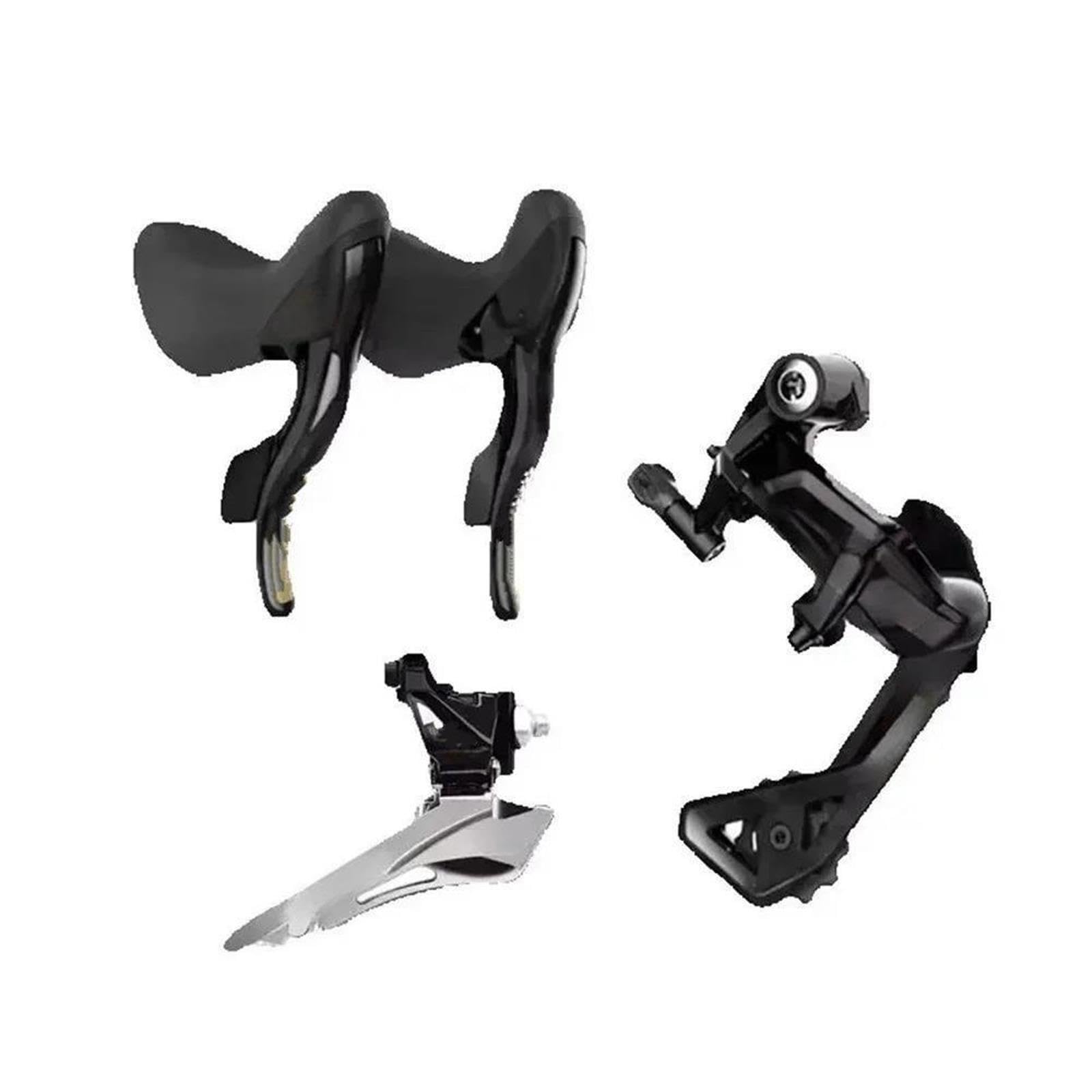 desviador de Bicicleta Desviador Delantero RX12 2x12S 24 Seconds Road 4Kit Palanca Cambio Trasera Fibra Carbono Cambio Post