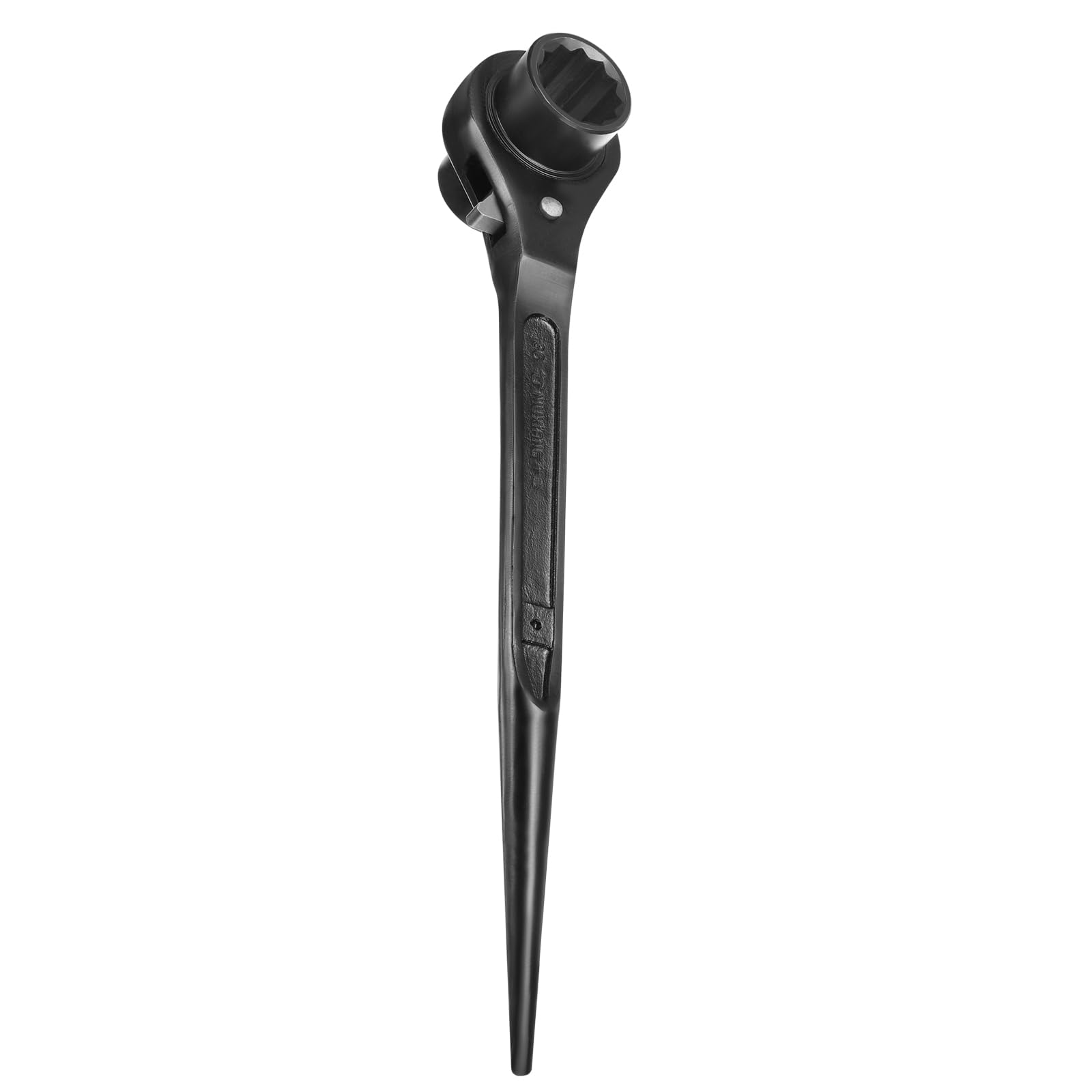 QUARKZMAN Klucz grzechotkowy rusztowanie Podger 34 mm x 36 mm CR-V podwójne gniazdo końcowe 12-punktowe narzędzie podger rusztowanie Spud do naprawy samochodów, konserwacja mechaniczna, czarny