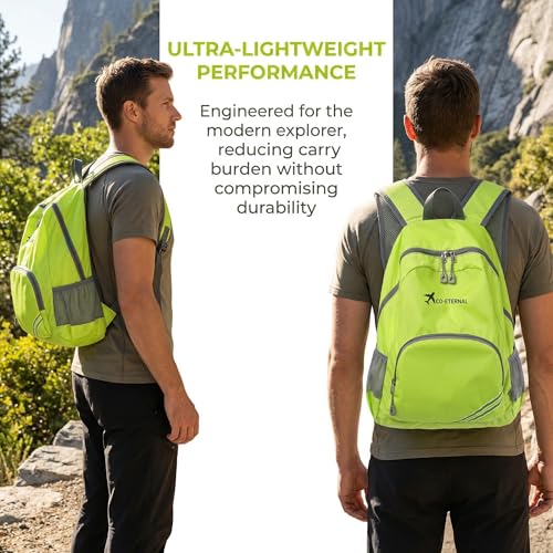 Mochila Plegable para Senderismo Impermeable Ligera miniatura 6