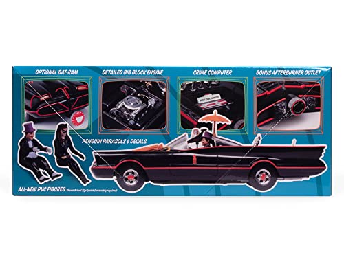 Polar Lights 1966 Batmobile W/Catwoman & Penguin Figures 1:25 Scale Model Kit #TOP2