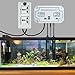 Smart EC pH Temperature Monitor for Hydroponics, 3-in-1 WiFi Water Quality Tester pH EC Controller with Dual Relay Output for Nutrient Reservoir Electric Conductivity Controller pH Meter for Aquarium