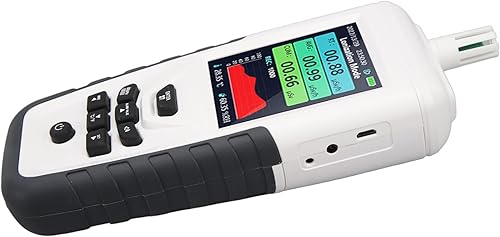 Miniatura 7 de Probador de radiación, pantalla LCD de 3.2 pulgadas, contador Geiger de mano, detector de radiación nuclear con alarma de sonido y luz, para