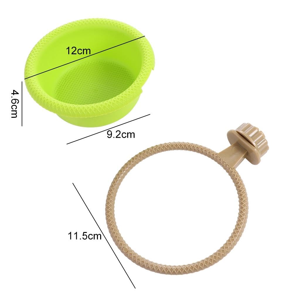 Kopida Multi-Function Bird Bath for Cage, Universal Style Small Tub Bowl for Hang Inside Cage Birdbath Shower for Parrot/Parakeets/Cockatiels/Canary/Budgerigar (4.7") - image 2