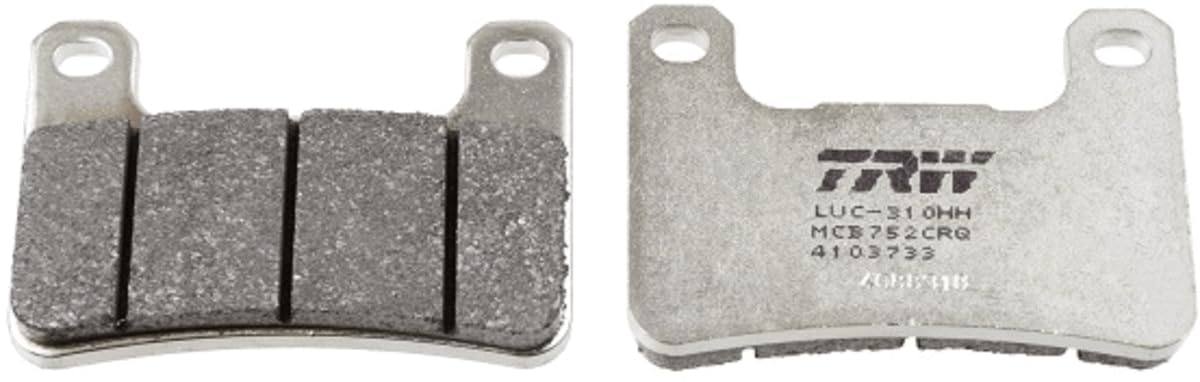 TRW MCB752CRQ Motorcycle Brake Pads, 2 Pieces