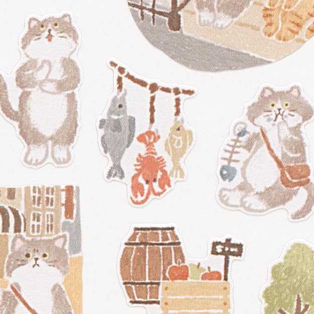 キャラクターシール 12個セット 猫と人形 Amazon | 心波社の絵本シール【ネコのキラキラ探し】 82290 | シール