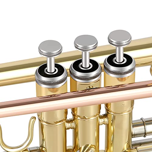 image for EASTROCK Bb Trumpet Standard Trumpet Set with Carrying Case,Gloves, 7C