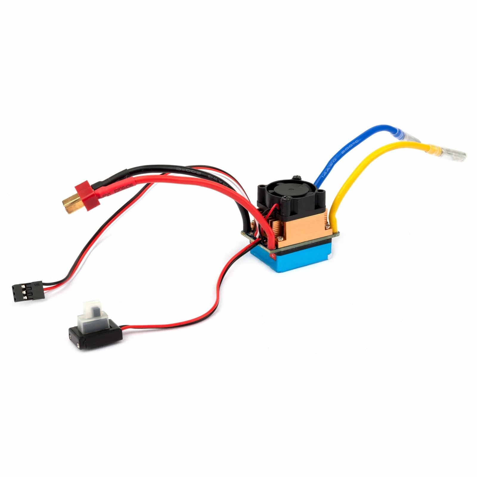 para 1/10 480A Controlador De Velocidad ESC Cepillado Impermeable con 5V/3A BEC RC Piezas Camiones Coches Accesorios Repuesto Modificados