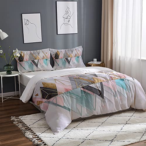 Funda nórdica de microfibra 220x240 lavable sin plancha para cama 150 con estampado 3D 5
