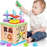 SICHERHEIT FÜR KIDS - Natural & Qualitäts-Holz, ungiftige Farbe, kein Grat, vier Ecken mit fein poliert und abgerundeten Design, sicher und Gesundheit für Kinder. Keine Montage erforderlich. Genau die richtige Höhe Kinder zum Sitzen zu erreichen und zu spielen ..