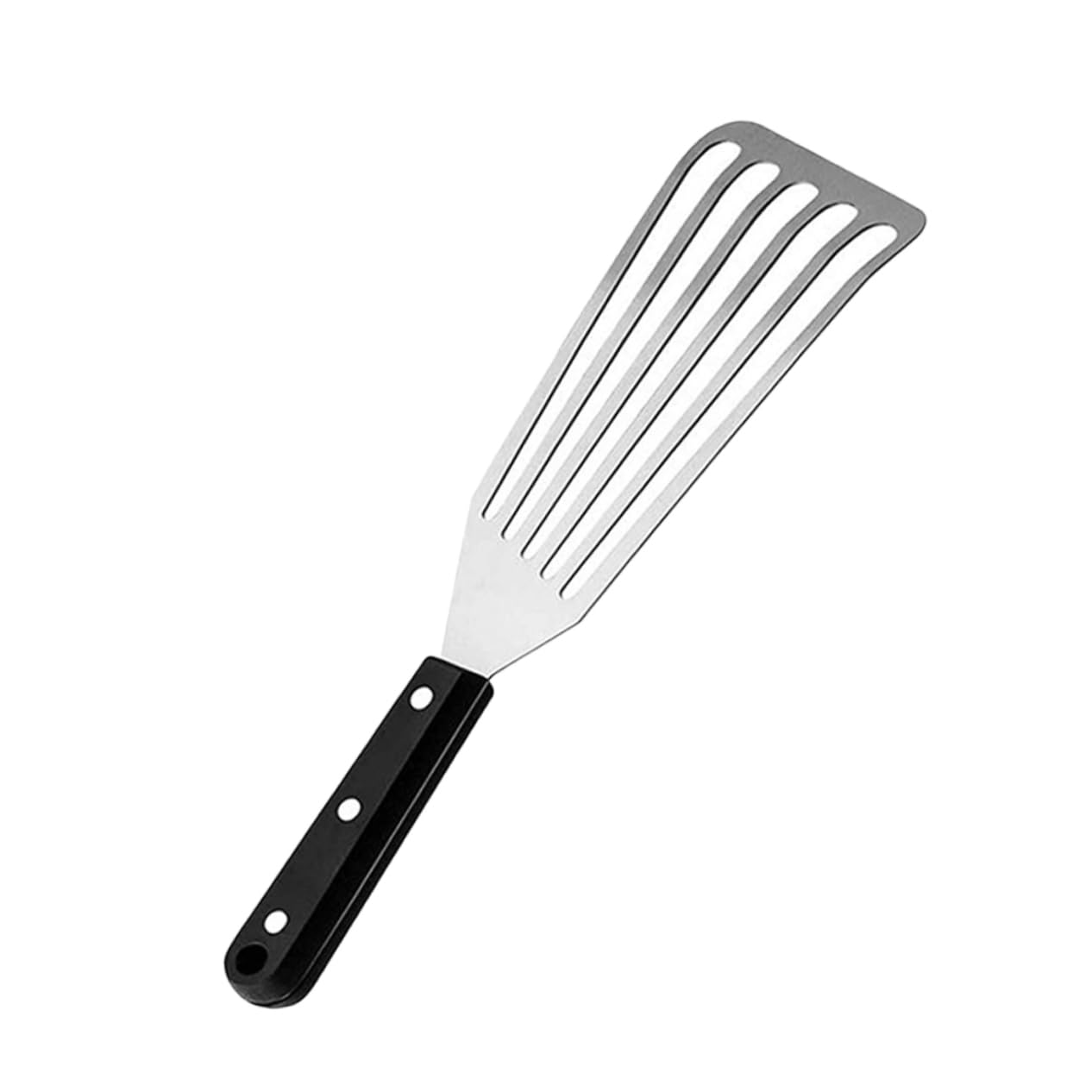 YARNOW 5pezzi Spatola Da Cucina Inossidabile Con Manico Ergonomico Utensile Multifunzionale Per Grigliate e Cottura Perfetta Per Casa e Campeggio