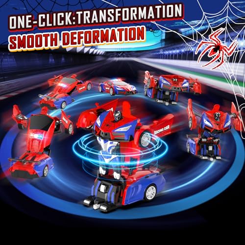 image for Febyhim Remote Control Car, One-Button Transform Toys Car, 2.4GHz RC C