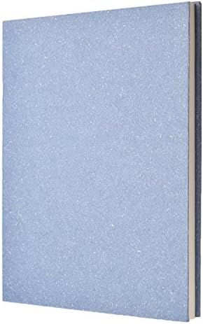 CAIZHE Hardcover A5 Kraft Paper Notebook Journal Blank Page Diary 100 Sheets/200 Pages 5.5 x 8.5 inches (Blue)