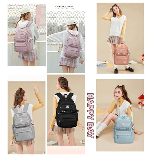 Mochila Feminina Bolsa Escolar Impermeável Para Notebook 15,6 Polegadas- Mochila Casual Grande de Ny