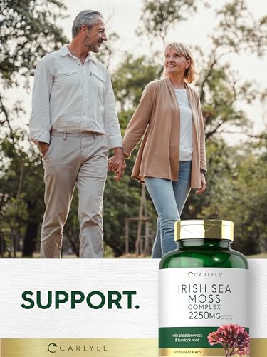 Carlyle Irish Sea Moss + Bladderwrack & Burdock Capsules (150 ct) — view 6