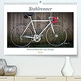 Stahlrenner - Rennrad-Klassiker aus Europa (hochwertiger Premium Wandkalender 2024 DIN A2 quer), Kunstdruck in Hochglanz