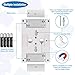 K KASONIC - LED Night Light, 200 Lumen Cordless COB Light Switch, Under Cabinet, Shelf, Closet, Garage, Kitchen, Stairwell and More, Battery Operated (4 Pack)