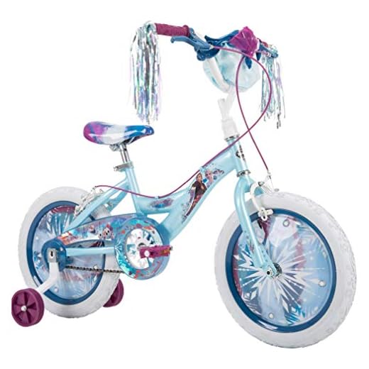 Huffy 12 Disney Frozen Elsa Girls Bike - Huffy bikes Huffy Frozen 2 12-Inch Kids Toddler Boys and Girls Ages 3-5 Training Wheel Coaster Bike Bicycle with Handlebar Bag and Streamers, Blue/Purple