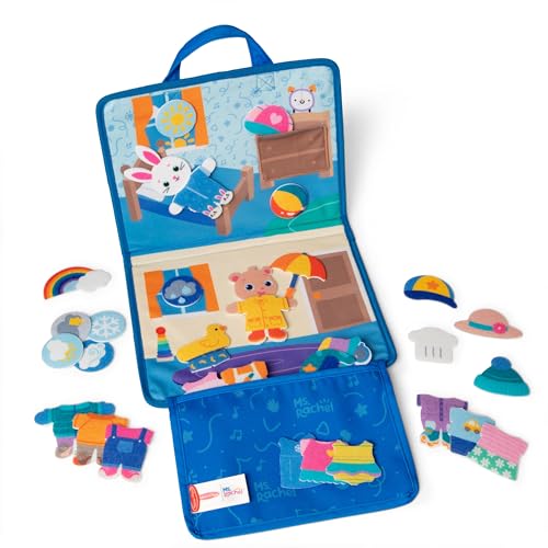 Melissa & Doug Ms. Rachel What to Wear Felt Activity Board Montessori Toys