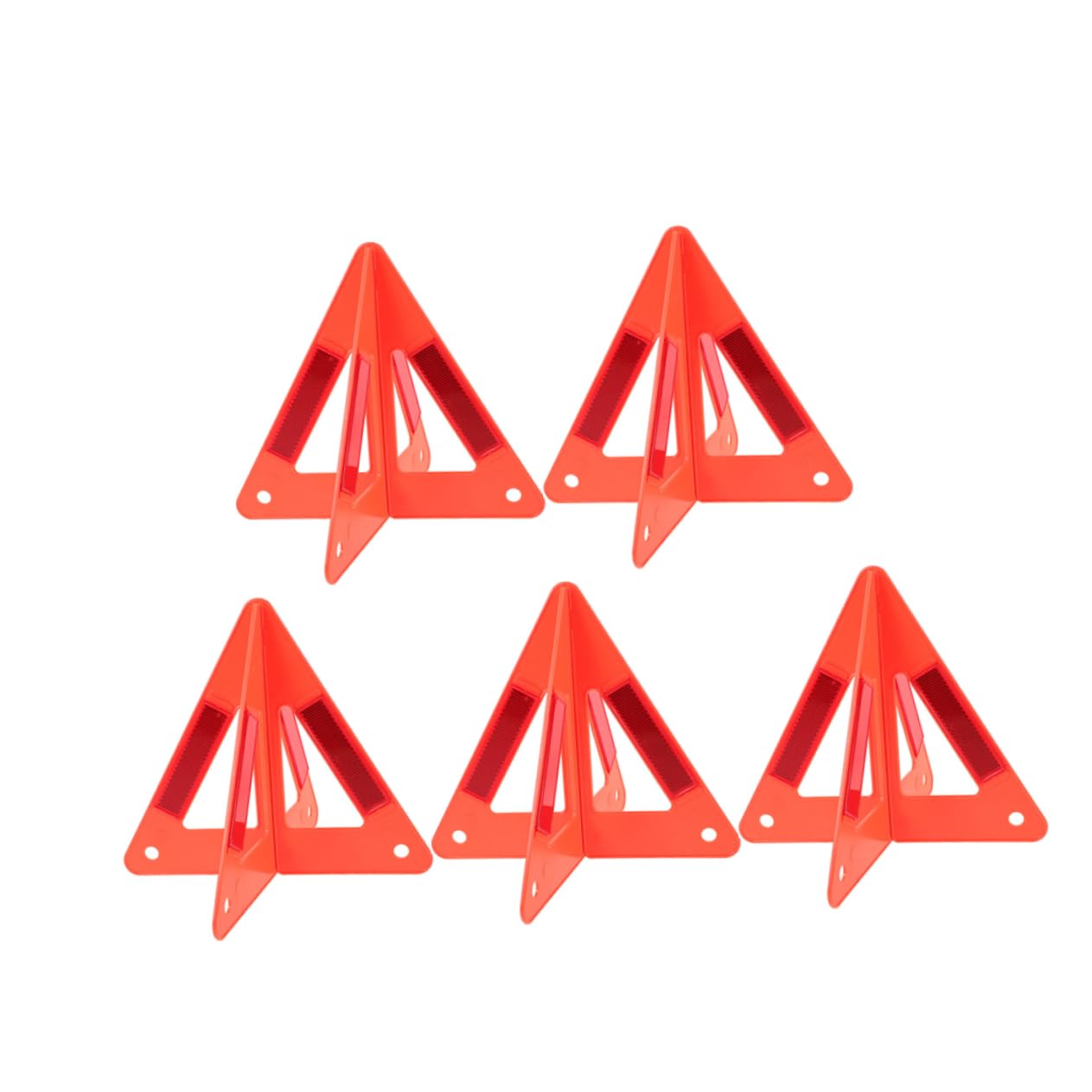 MAGICLULU 5piezas Triángulos Reflectantes Emergencia Coche De Seguridad Alta Visibilidad Accesorios Vehículos